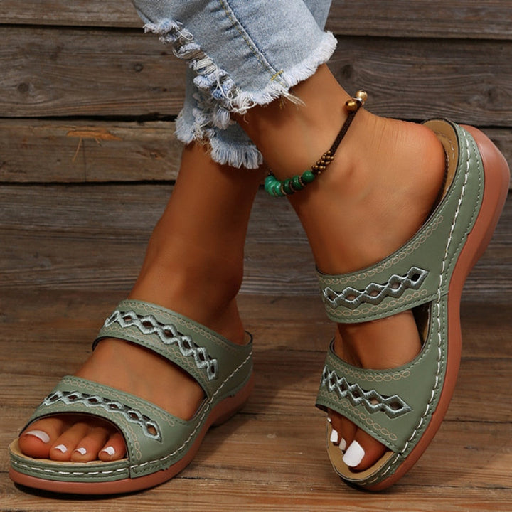 Gepolsterte Orthopädische Sandalen von Heidi München – Ansicht 10