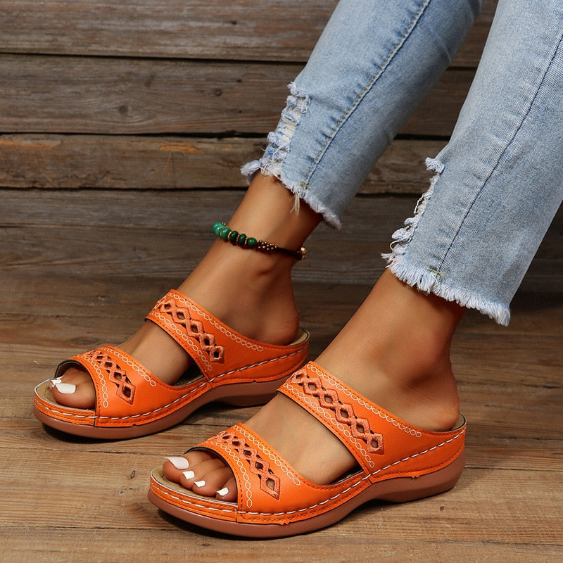 Gepolsterte Orthopädische Sandalen von Heidi München – Ansicht 12