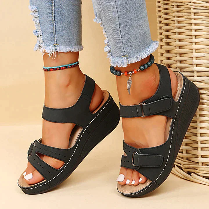 Orthopädische Keilsandalen Damen von Heidi München – Ansicht 7