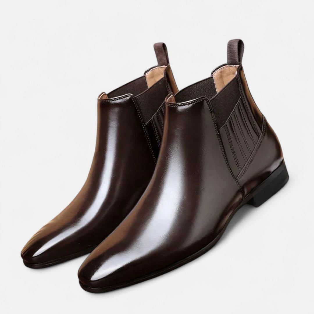 Herren Stiefeletten Kunstleder – Heidi München