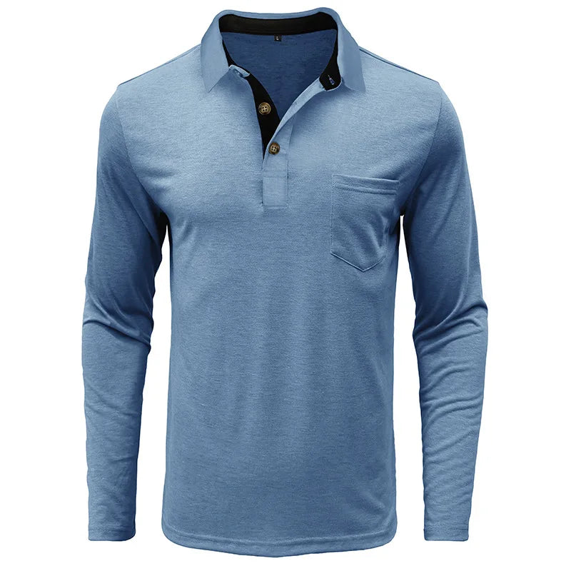 Herren Langarmshirt Unifarben – Heidi München