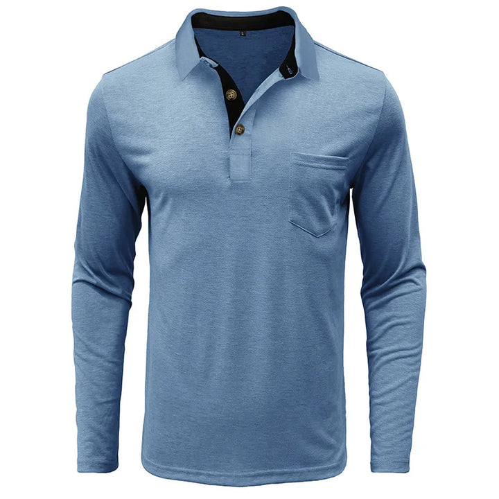 Herren Langarmshirt Unifarben – Heidi München