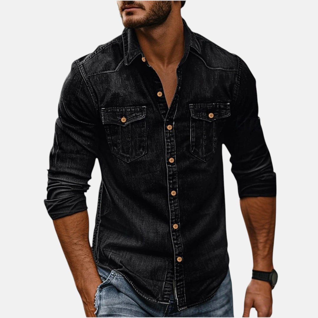 Herren Denimhemd – Heidi München