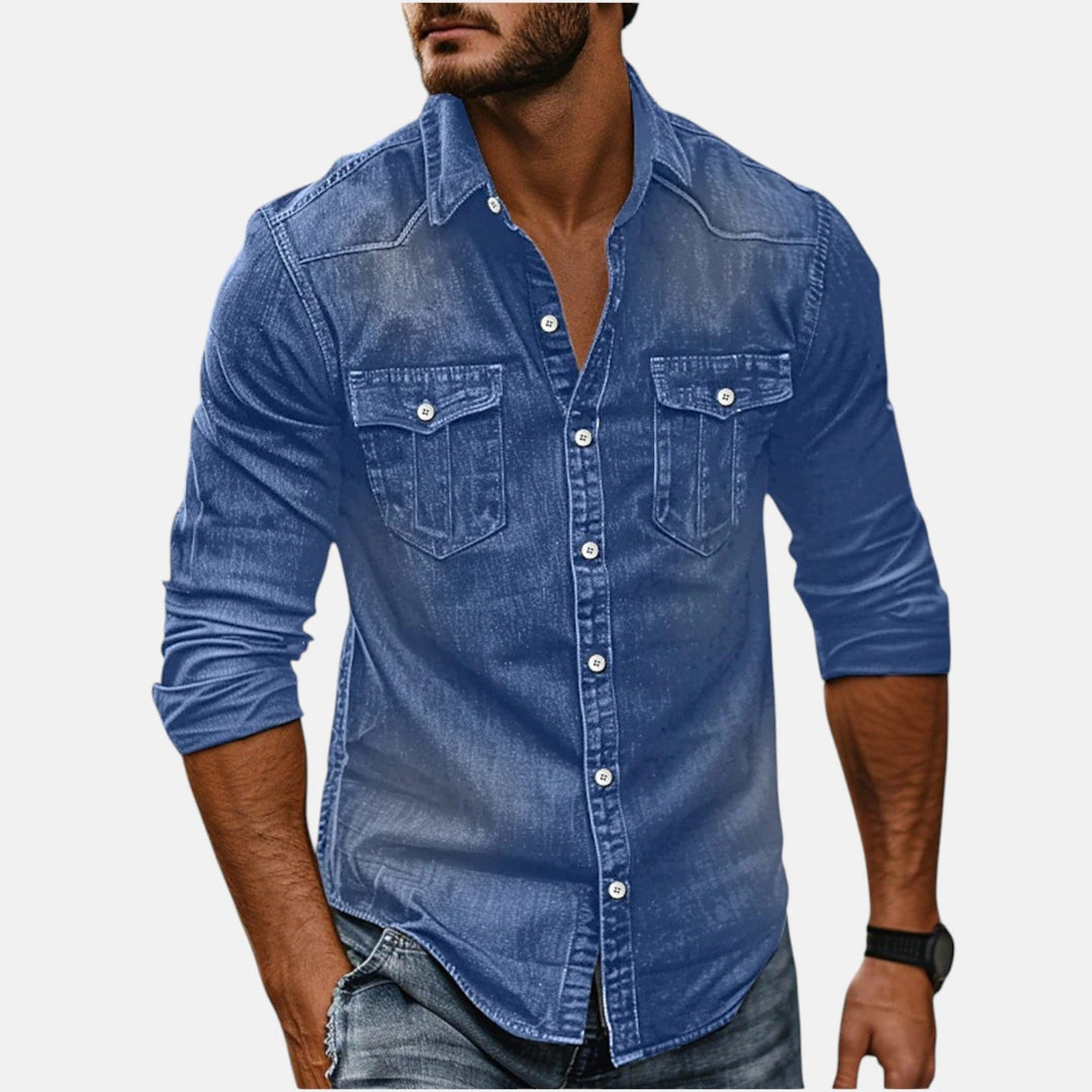 Herren Denimhemd – Heidi München