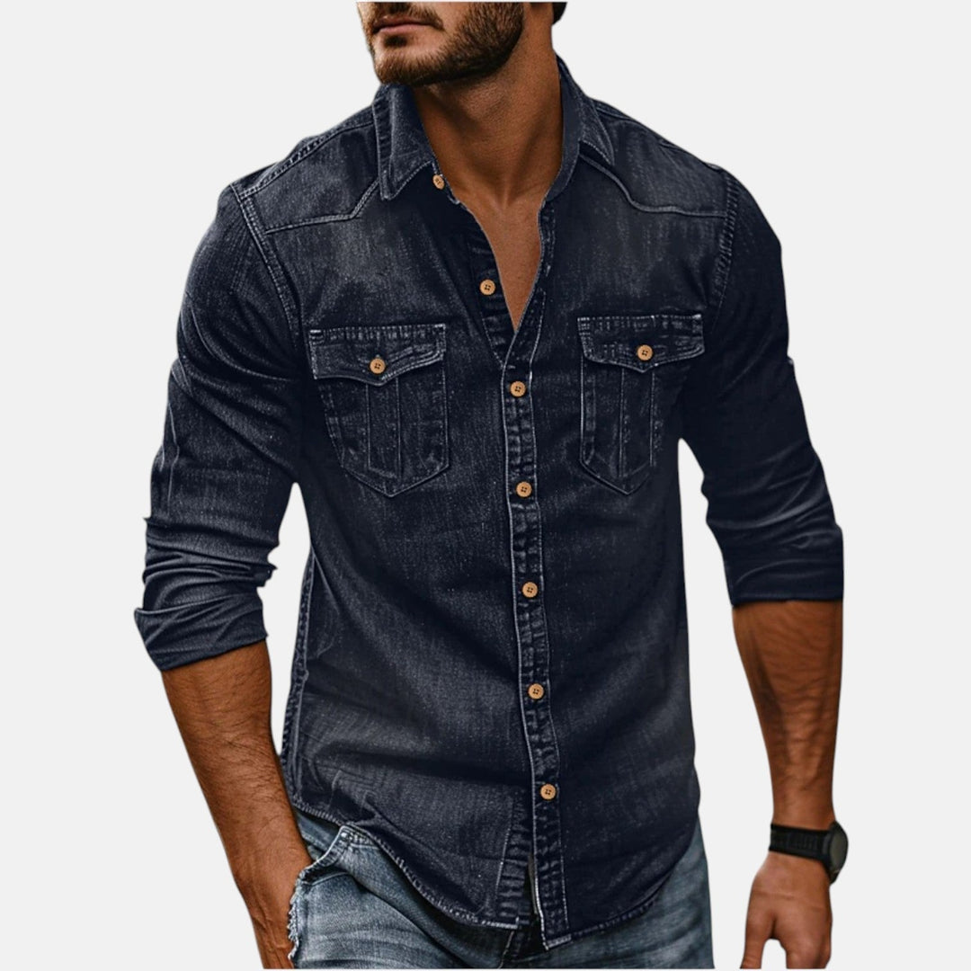 Herren Denimhemd – Heidi München