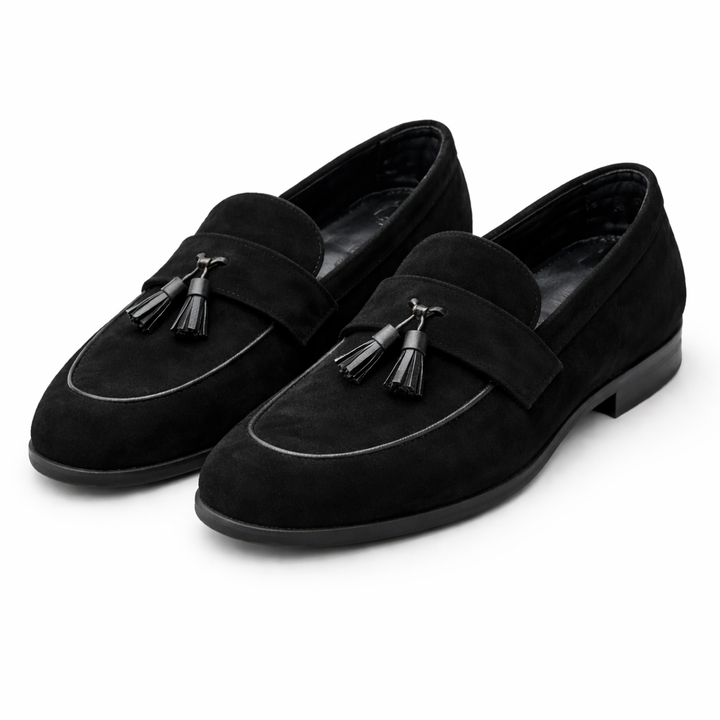 Heidi München | Quasten Loafer Herren Schwarz
