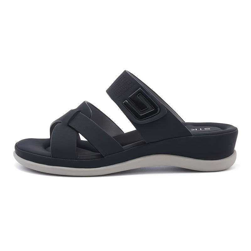 Sommer Slipper Damen mit Kreuzriemen von Heidi München – Ansicht 7