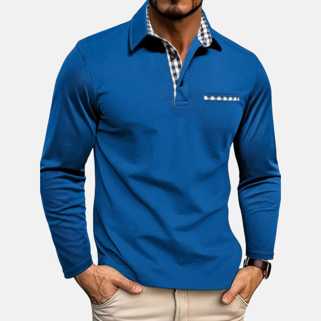 Herren Langarm-Poloshirt Komfort – Heidi München