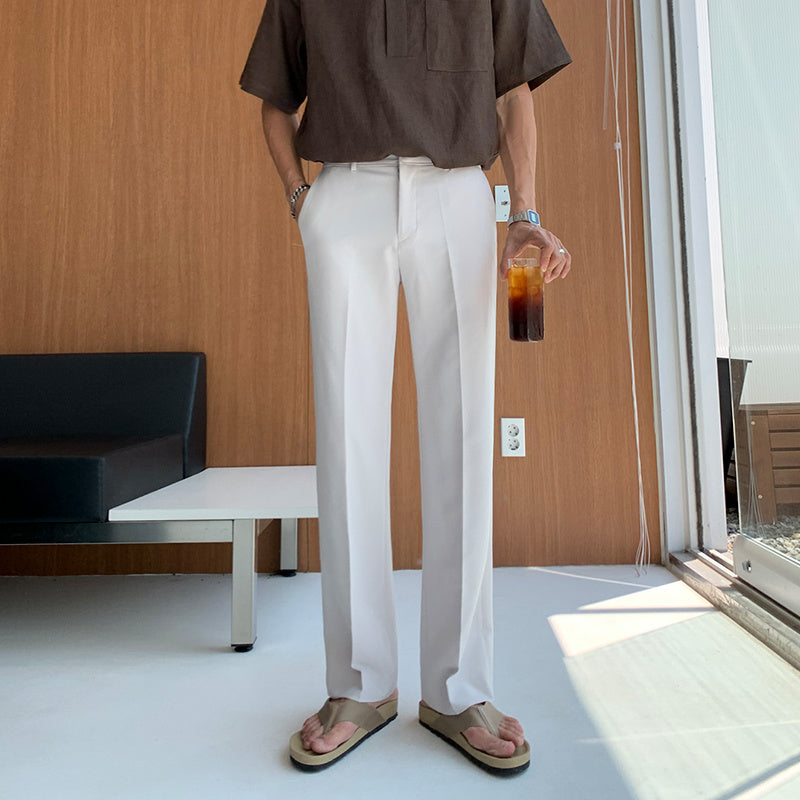 Herren Stoffhose im koreanischen Stil – Heidi München