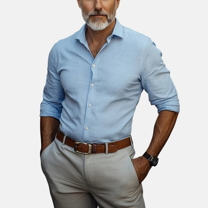 Herren Businesshemd Slim Fit Knitterfrei – Heidi München