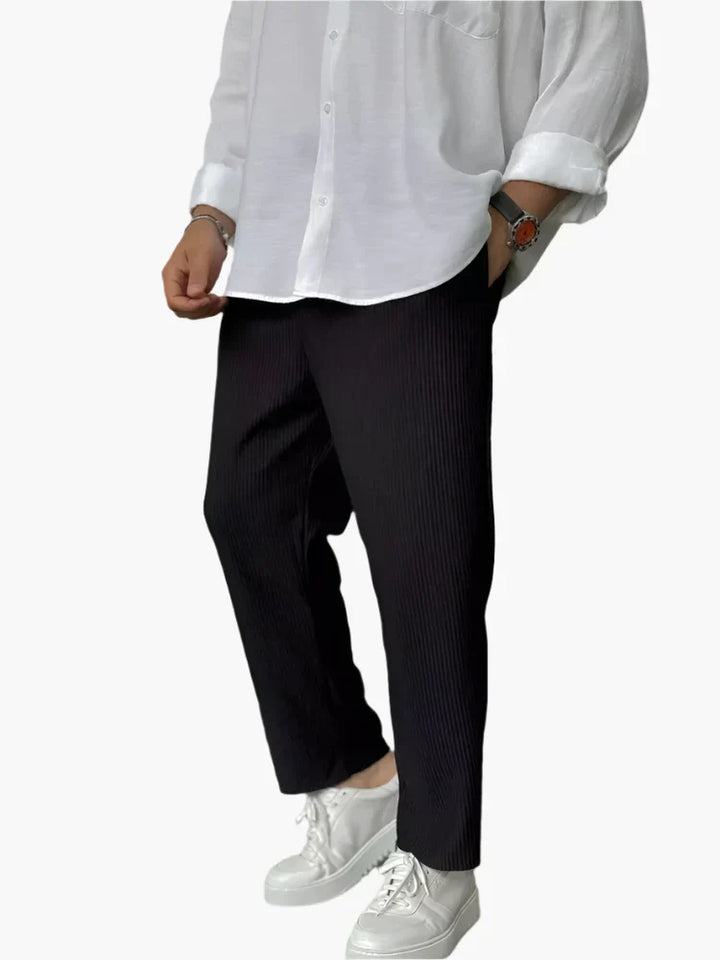 Herren Plisseehose Relaxed Fit – Heidi München