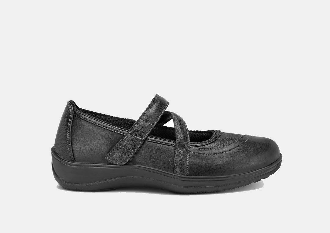 Mary Jane Schuhe Damen Schwarz von Heidi München – Ansicht 3