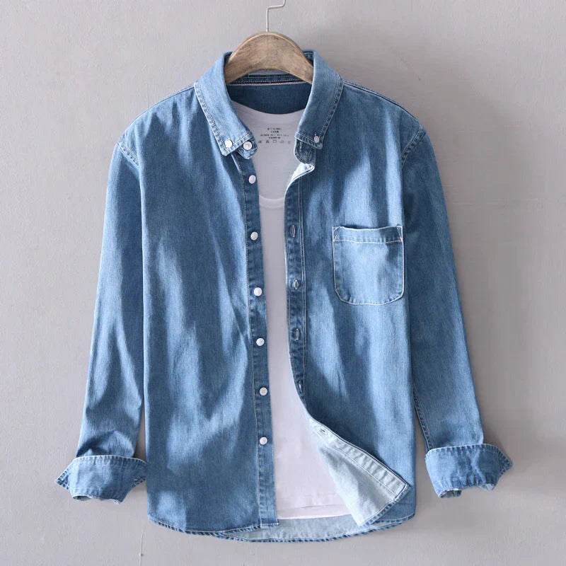 Herren Premium Denimhemd – Heidi München