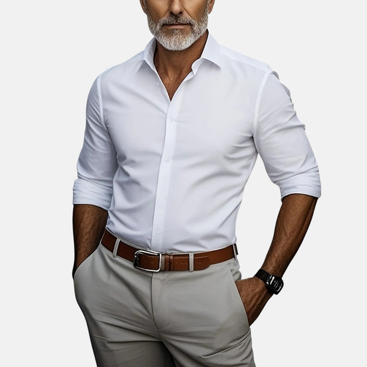 Herren Businesshemd Slim Fit Knitterfrei – Heidi München