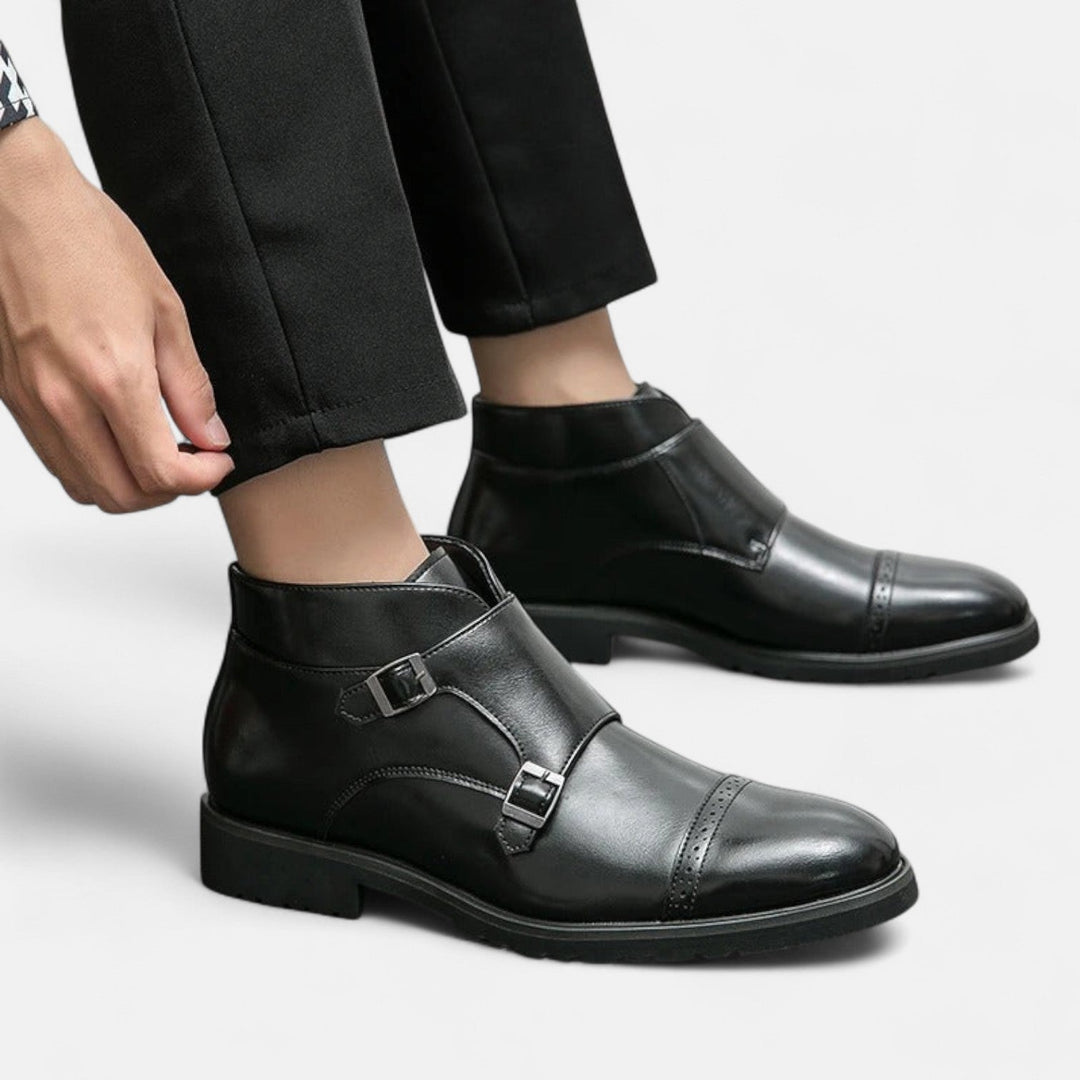 Herren Monk Strap Stiefeletten – Heidi München