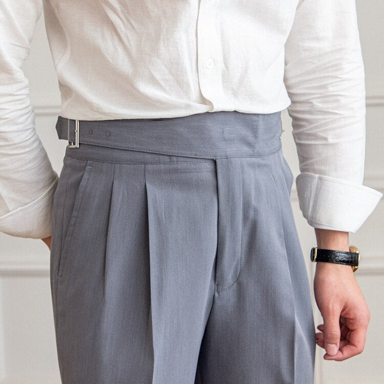 Ellis Herren Hose mit hoher Taille – Heidi München
