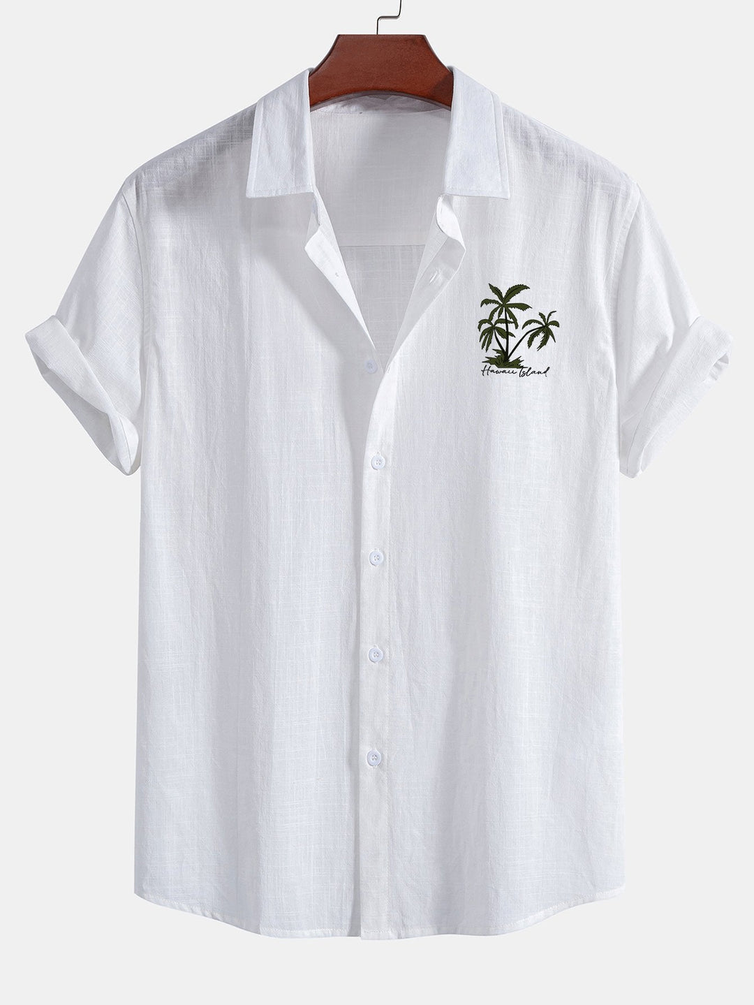 Hawaii Palmen Baumwollhemd Shorts Set von Heidi München – Ansicht 4