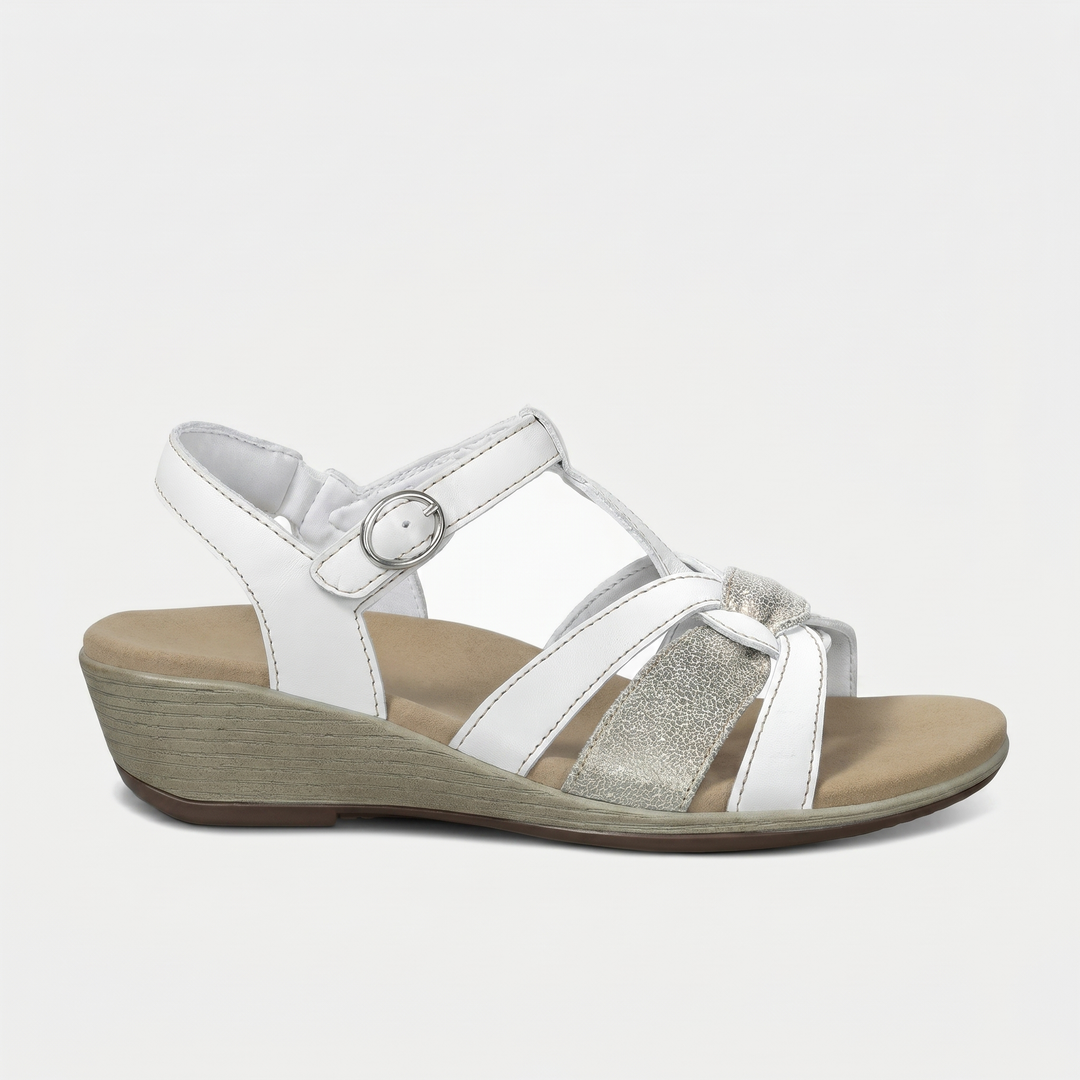 Keilsandalen Damen Rot von Heidi München – Ansicht 8