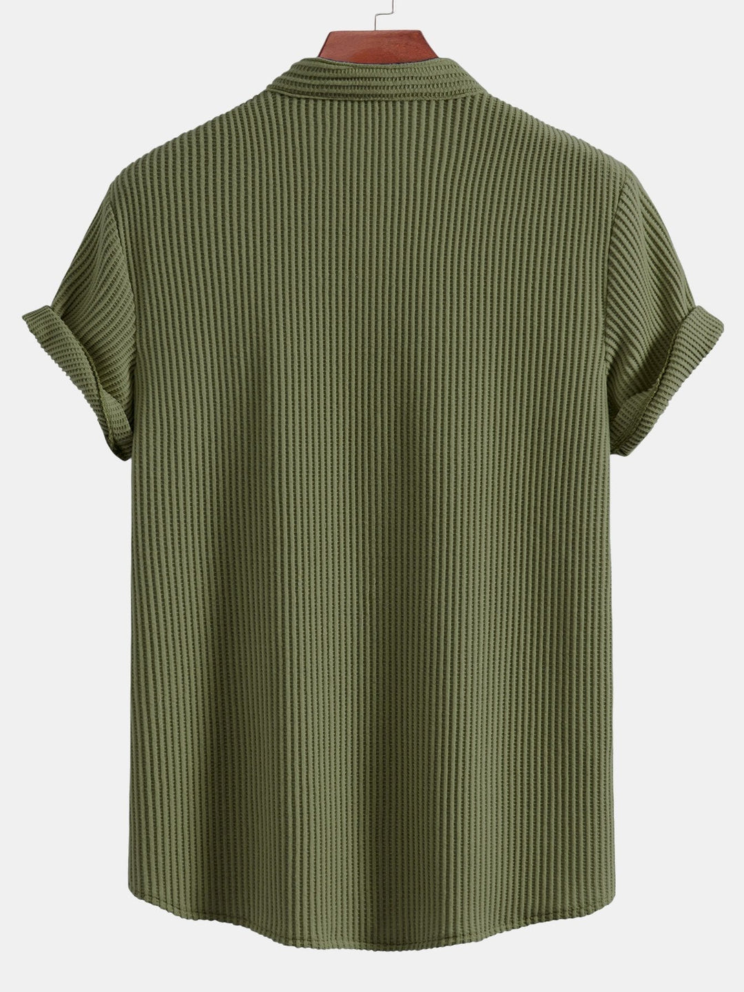 Waffel Stehkragen Hemd Shorts Set von Heidi München – Ansicht 14