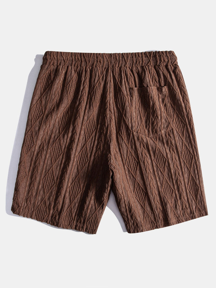 Jacquard Hemd Shorts Set Geometrisch von Heidi München – Ansicht 7