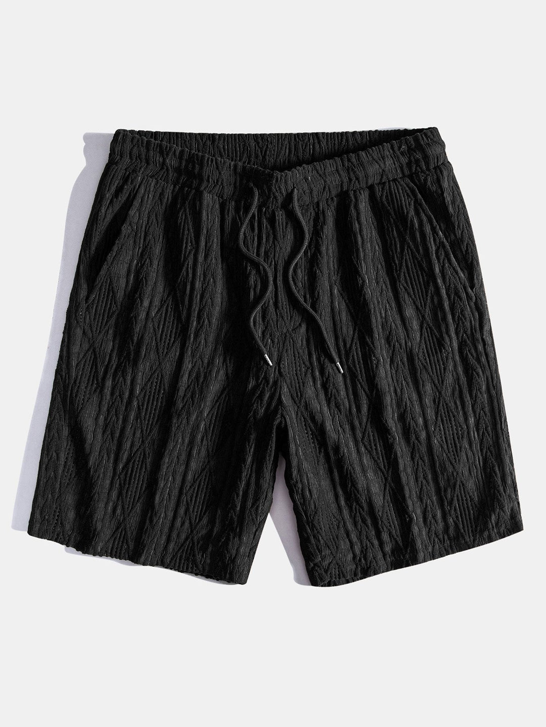 Jacquard Hemd Shorts Set Geometrisch von Heidi München – Ansicht 5