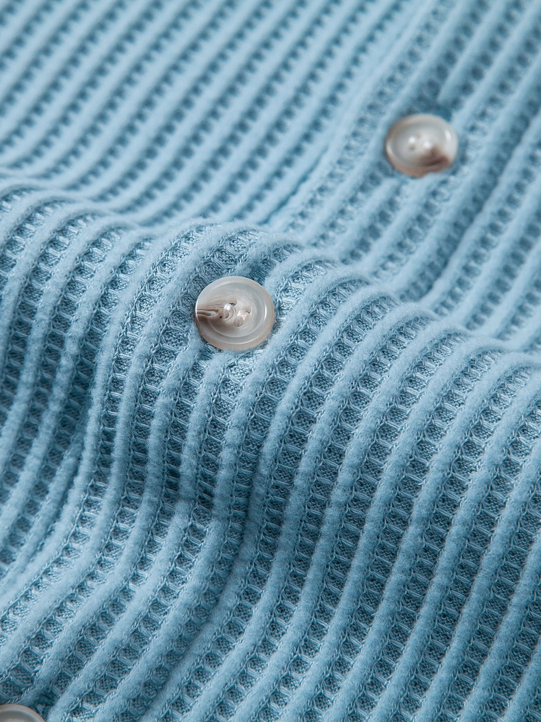 Waffel Stehkragen Hemd Shorts Set von Heidi München – Ansicht 7