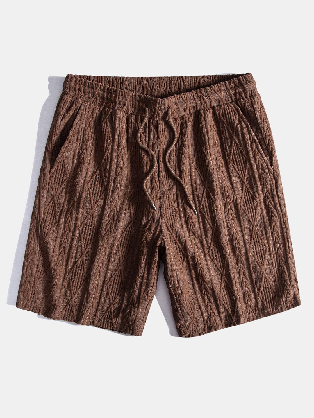 Jacquard Hemd Shorts Set Geometrisch von Heidi München – Ansicht 8