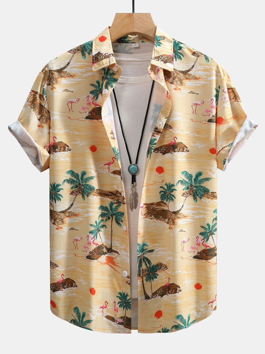 Flamingo Hemd Badeshorts Set Herren von Heidi München – Ansicht 5