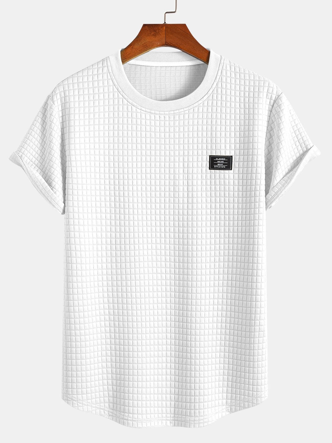 Waffel T-Shirt Shorts Set Herren von Heidi München – Ansicht 5