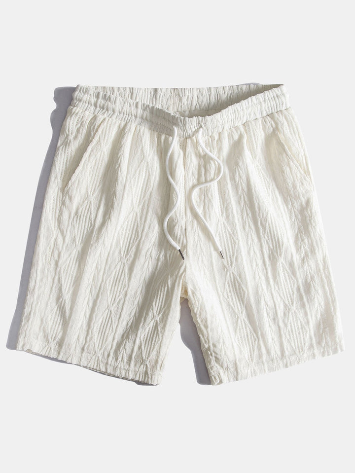 Jacquard Hemd Shorts Set Geometrisch von Heidi München – Ansicht 12