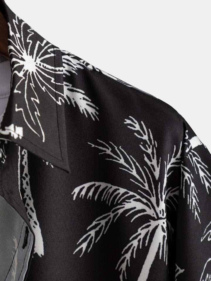 Palmen Print Hemd Badeshorts Set von Heidi München – Ansicht 4