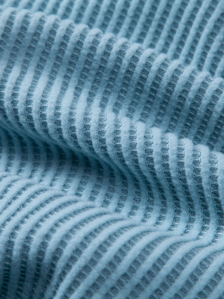 Waffel Stehkragen Hemd Shorts Set von Heidi München – Ansicht 5