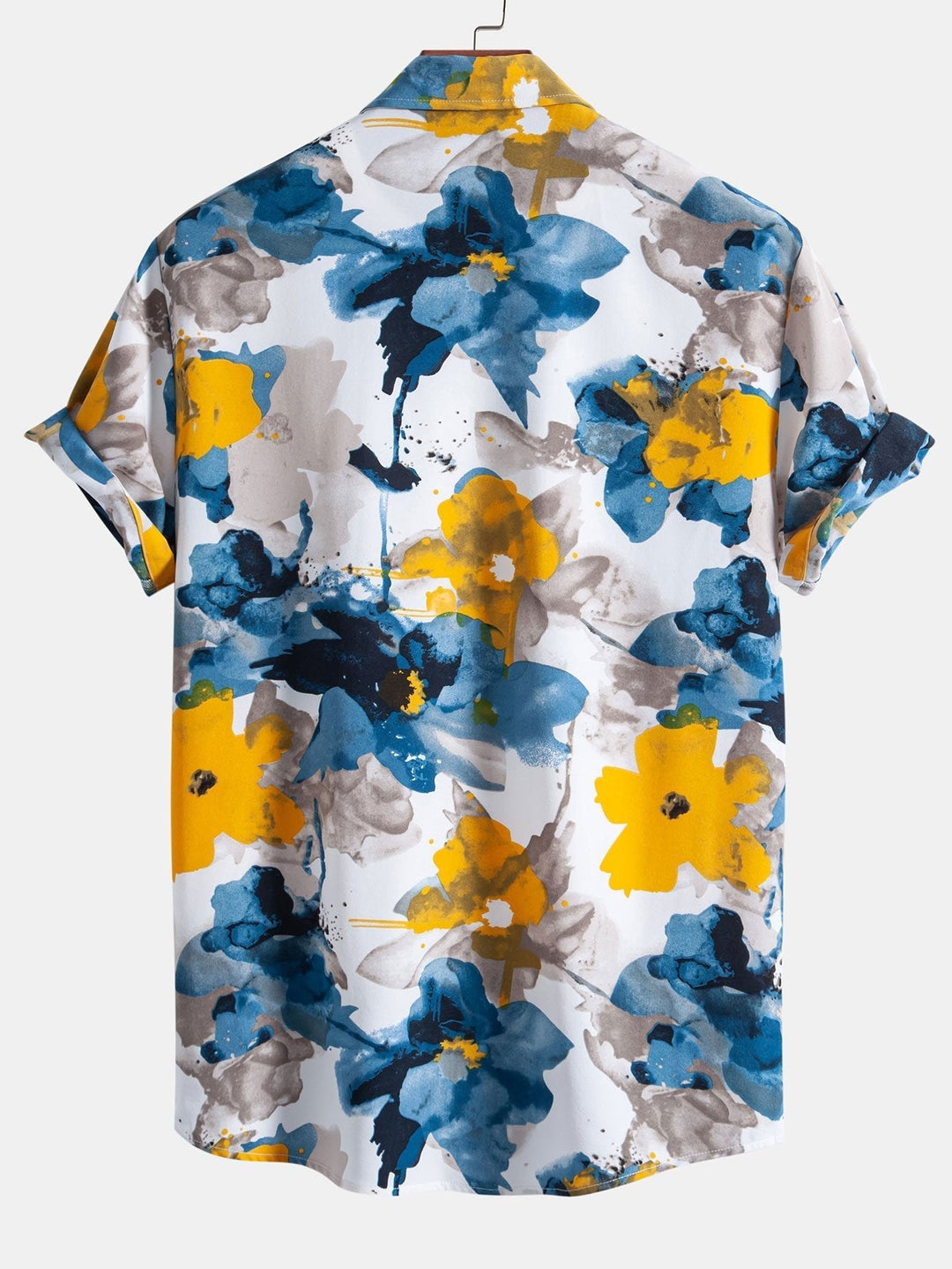 Tintenblaues Blumen Hemd Badeshorts Set von Heidi München – Ansicht 6