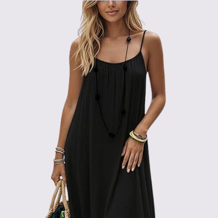 Sommerkleid Damen mit Rückenausschnitt von Heidi München – Ansicht 1
