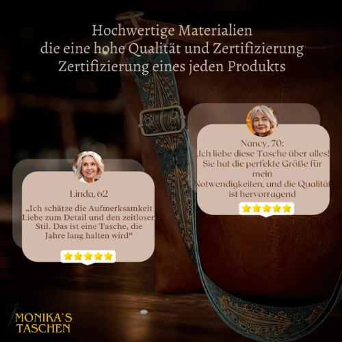 Schultertasche Damen von Heidi München – Ansicht 4