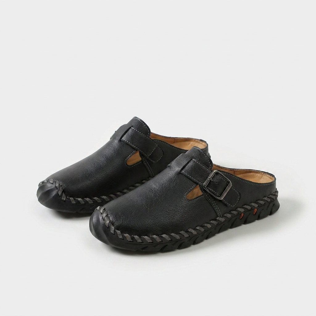 Komfort Pantolette Damen mit Schnalle von Heidi München – Ansicht 2
