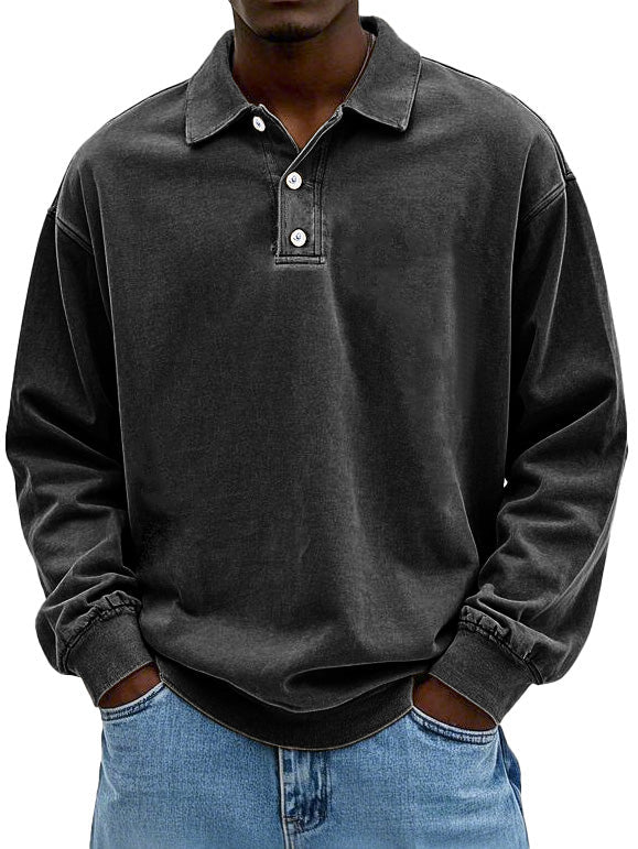 Herren Langarm-Poloshirt – Heidi München