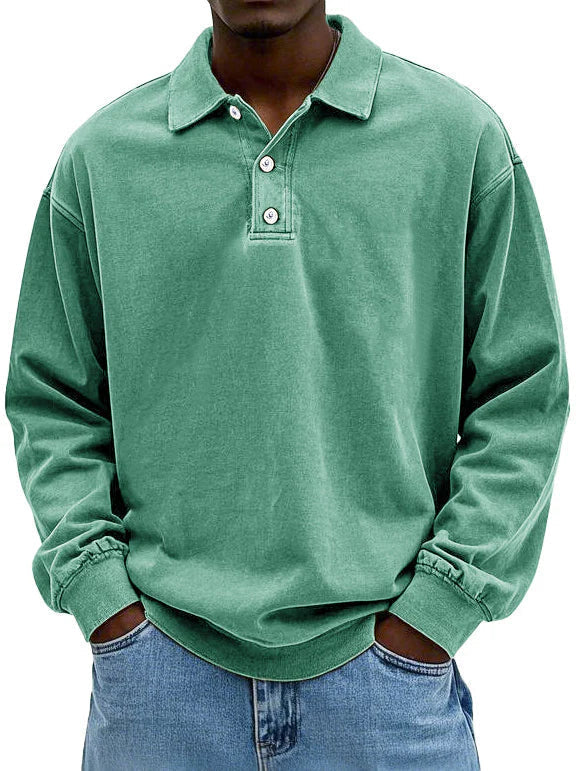 Herren Langarm-Poloshirt – Heidi München