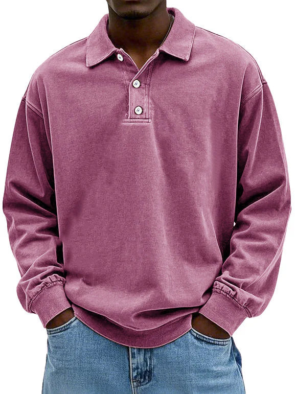 Herren Langarm-Poloshirt – Heidi München