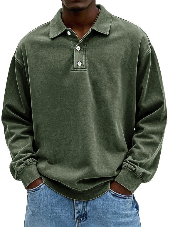 Herren Langarm-Poloshirt – Heidi München