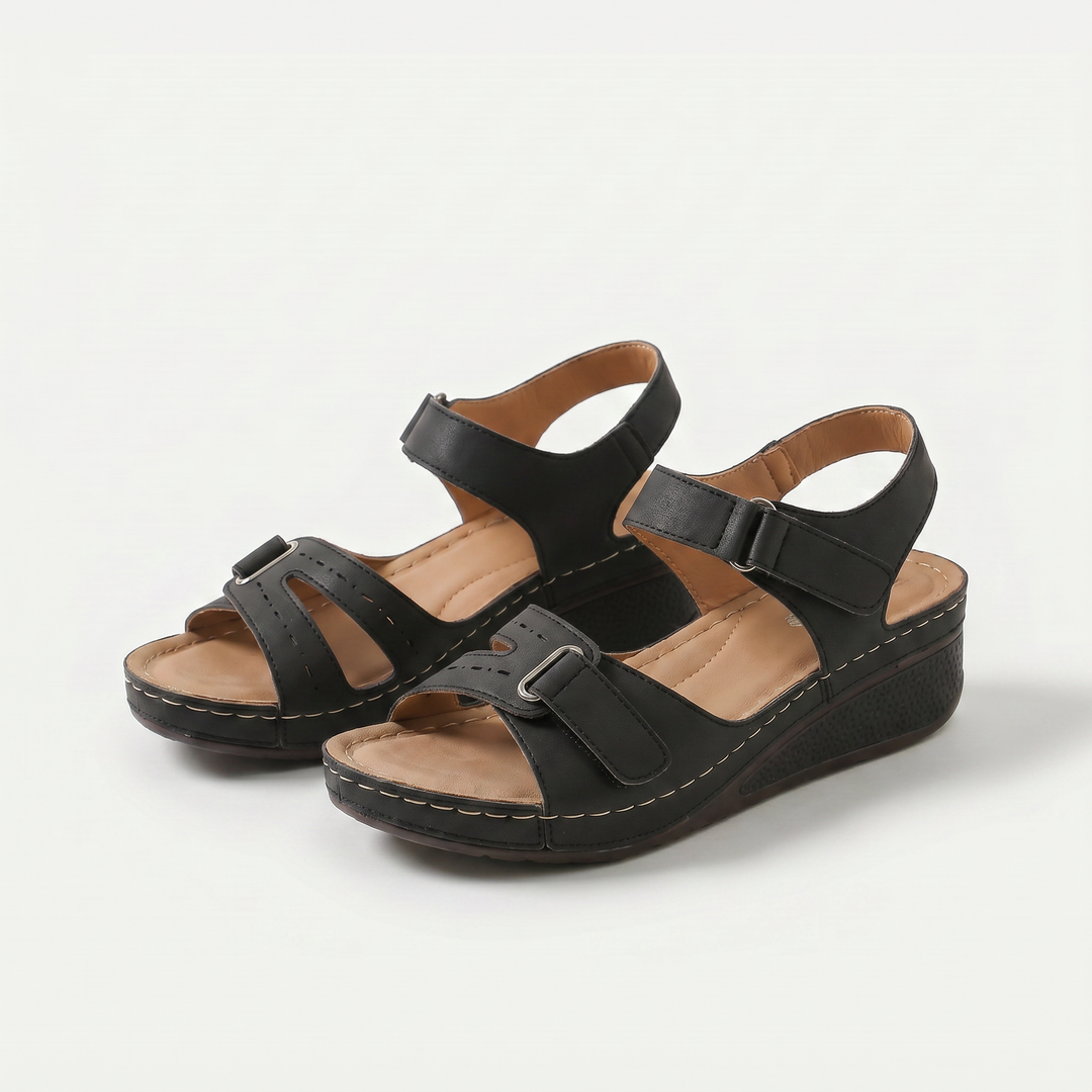 Orthopädische Keilsandalen Damen von Heidi München – Ansicht 3