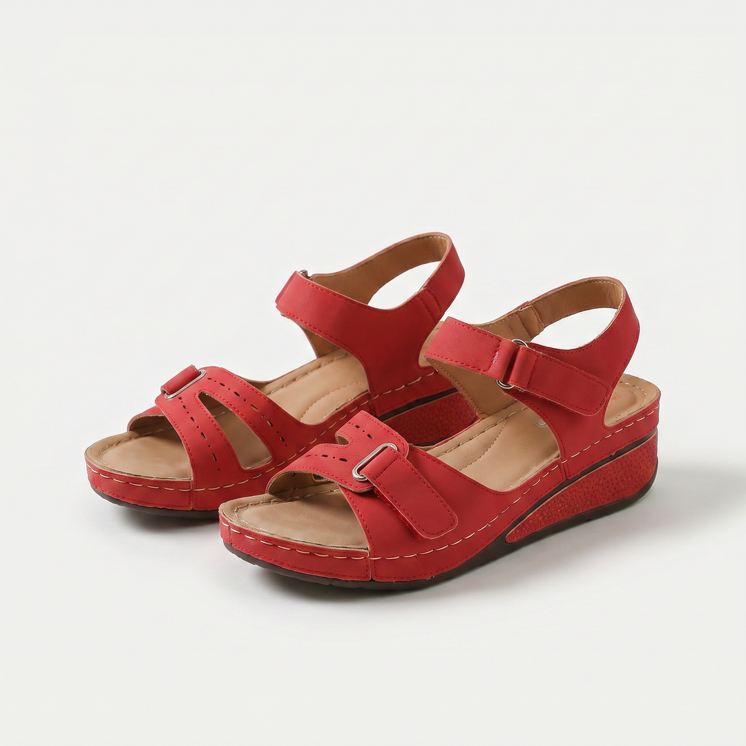 Orthopädische Keilsandalen Damen von Heidi München – Ansicht 2