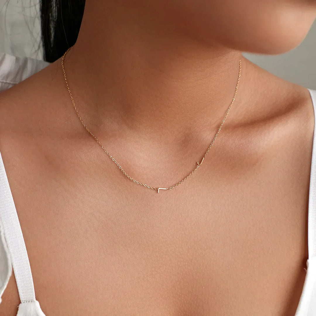 Personalisierte Initialen Kette â€“ Heidi MÃ¼nchen