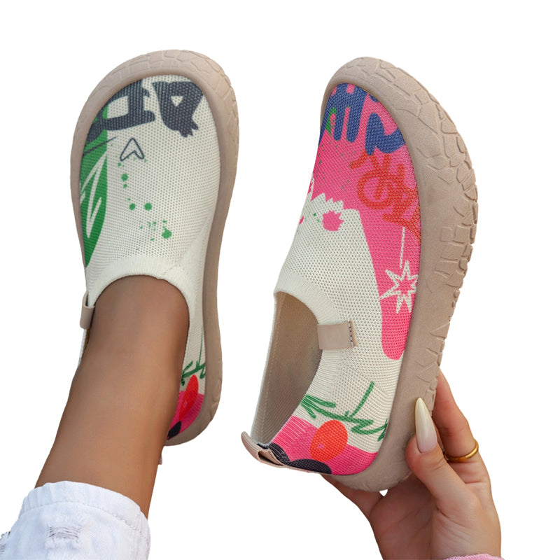 Slip-on Sneaker mit Blumenmuster von Heidi München – Ansicht 1
