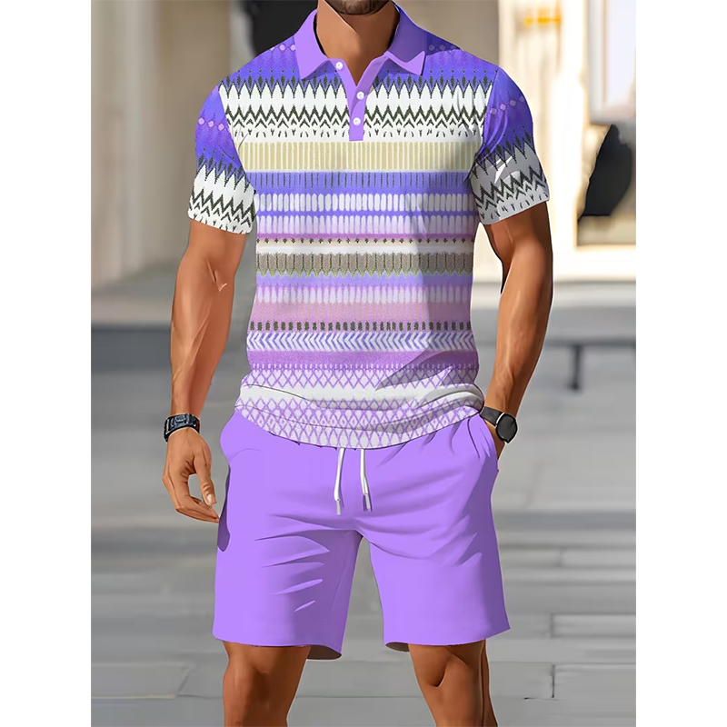 Polo Set Herren Sommer mit Shorts von Heidi München – Ansicht 6