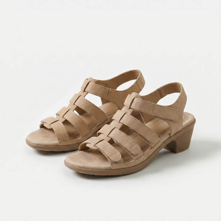 Sandalen Damen Taupe Elegant von Heidi München – Ansicht 1